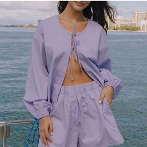 Daily drills poplin top size XS